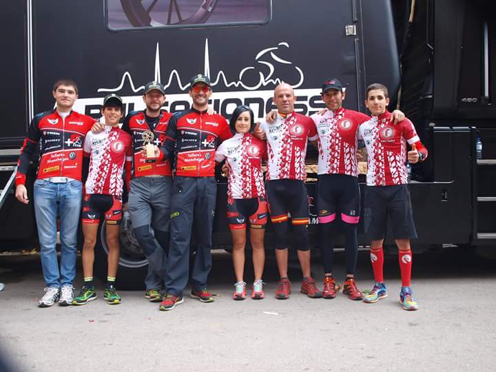 El equipo alcazareño de mountain bike +Pulsacioness Team consigue tres podiums en el Open BTT Maratón de Castilla La Mancha