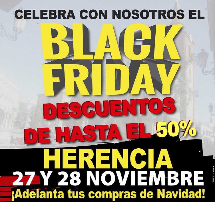 El fenómeno del Black Friday llega a Herencia con descuentos de hasta el 50 %