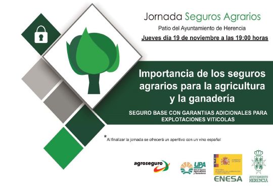 Sesión informativa en Herencia sobre la importancia de un Seguro base en las explotaciones vitícolas