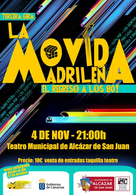 La comedia musical » La Movida madrileña, el regreso a los 80 » aterriza en Alcázar de San Juan