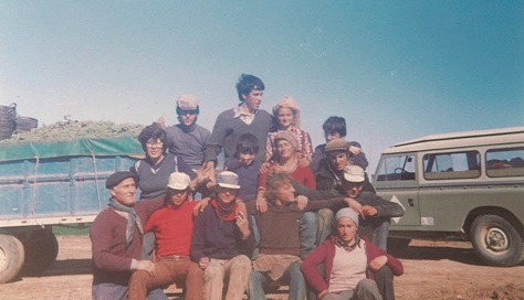 Familia Delgado Alarcón en 1977