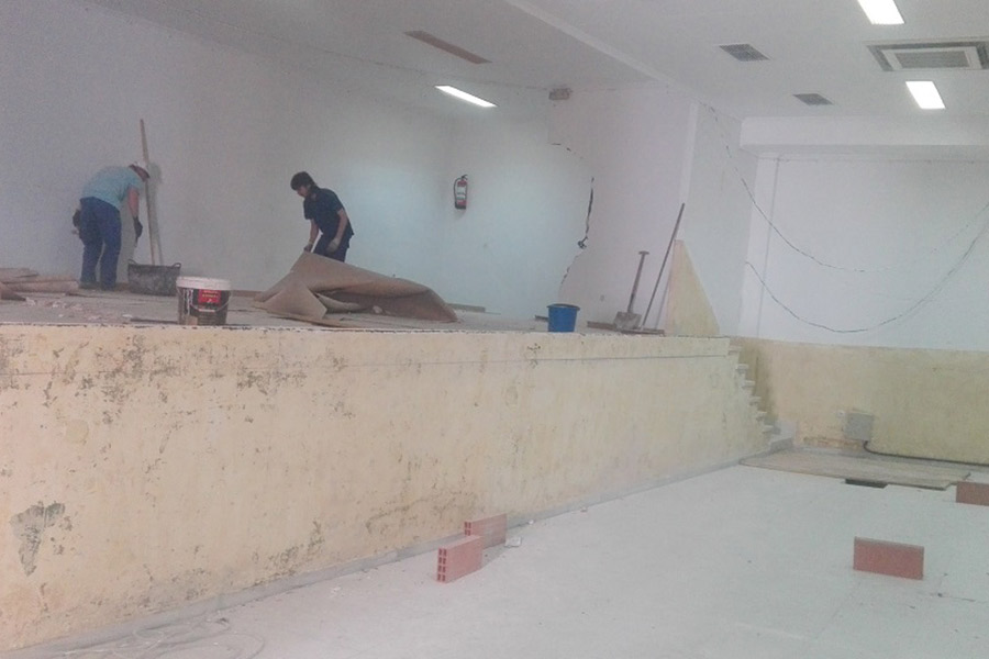 Comienzan las obras de construcción de las nuevas oficinas municipales en la Casa de Cultura