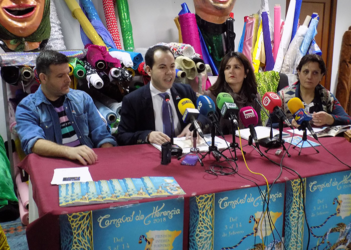 El cantante Manu Tenorio pregonará el primer Carnaval de Herencia como Fiesta de Interés Turístico Nacional
