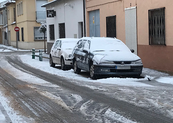 Suspendidas las clases y activado en Alcázar el protocolo de emergencias por las nevadas