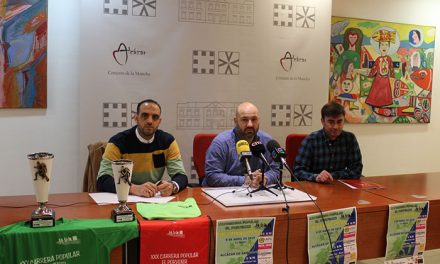 El concejal de Deportes asiste a la presentación de la XXX Carrera Popular Cirilo Ramiro Jiménez