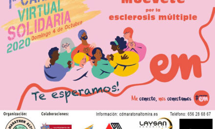 El CD Altomira organiza la Carrera Solidaria Virtual a favor de la Esclerosis Múltiple