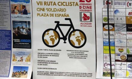 Presentación de la VII Carrera Ciclista del Cine Solidario en Alcázar de San Juan