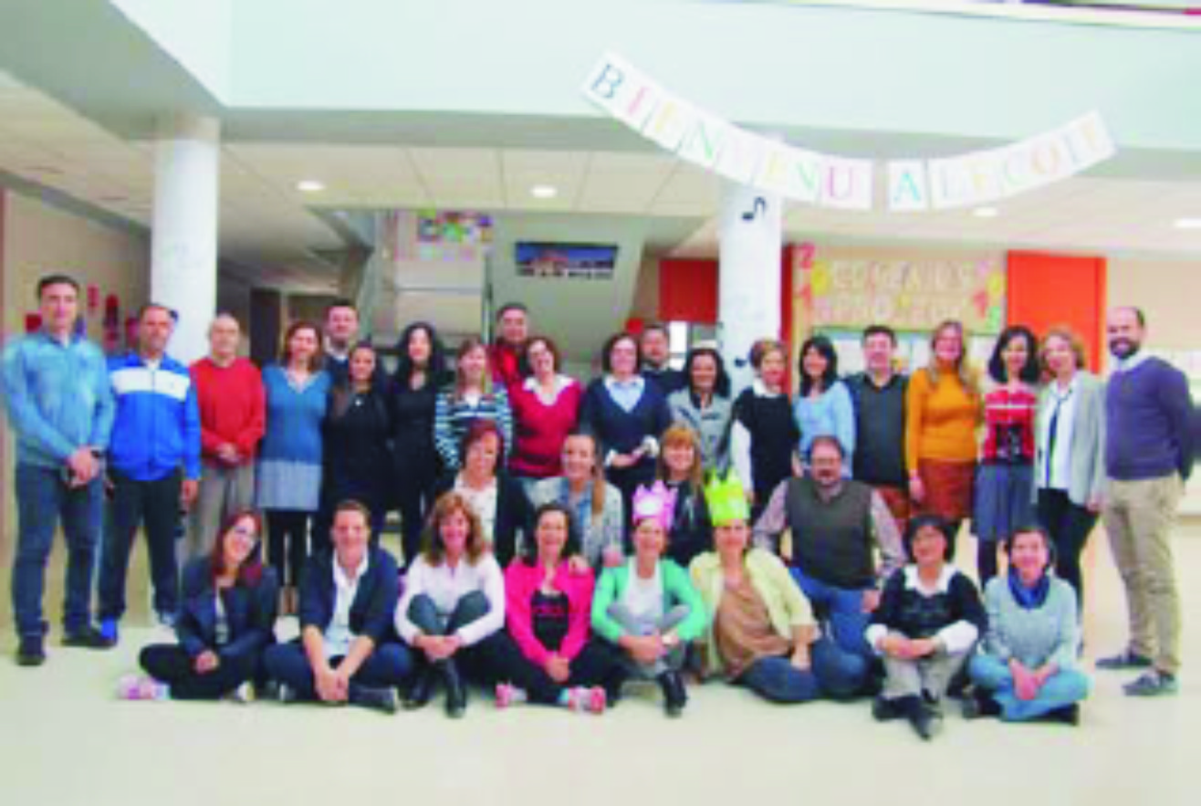 Actual equipo docente, con el director, Luis Zarco, a la derecha.