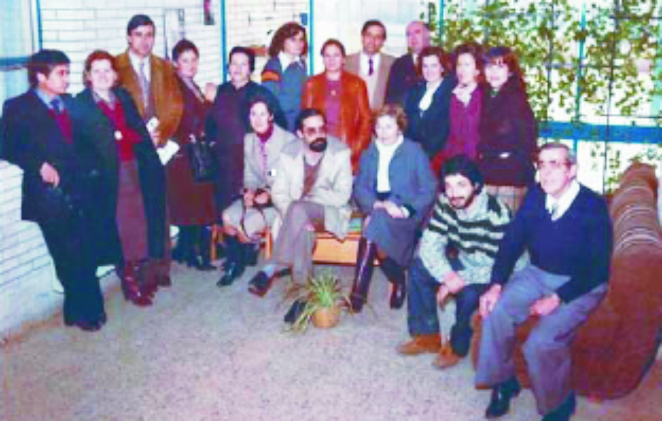 Claustro de 1981. Colegio El Santo