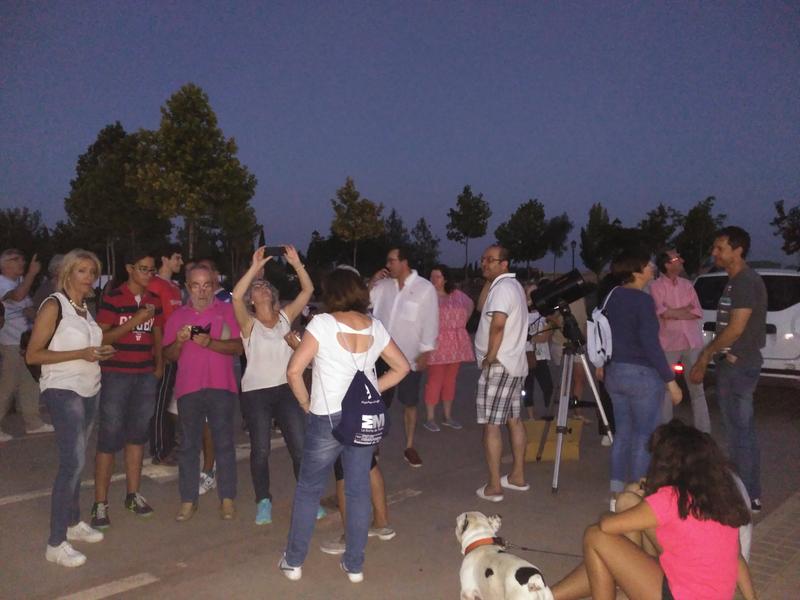 Éxito de participación en la novedosa actividad ‘Noche de estrellas en el corazón de La Mancha’