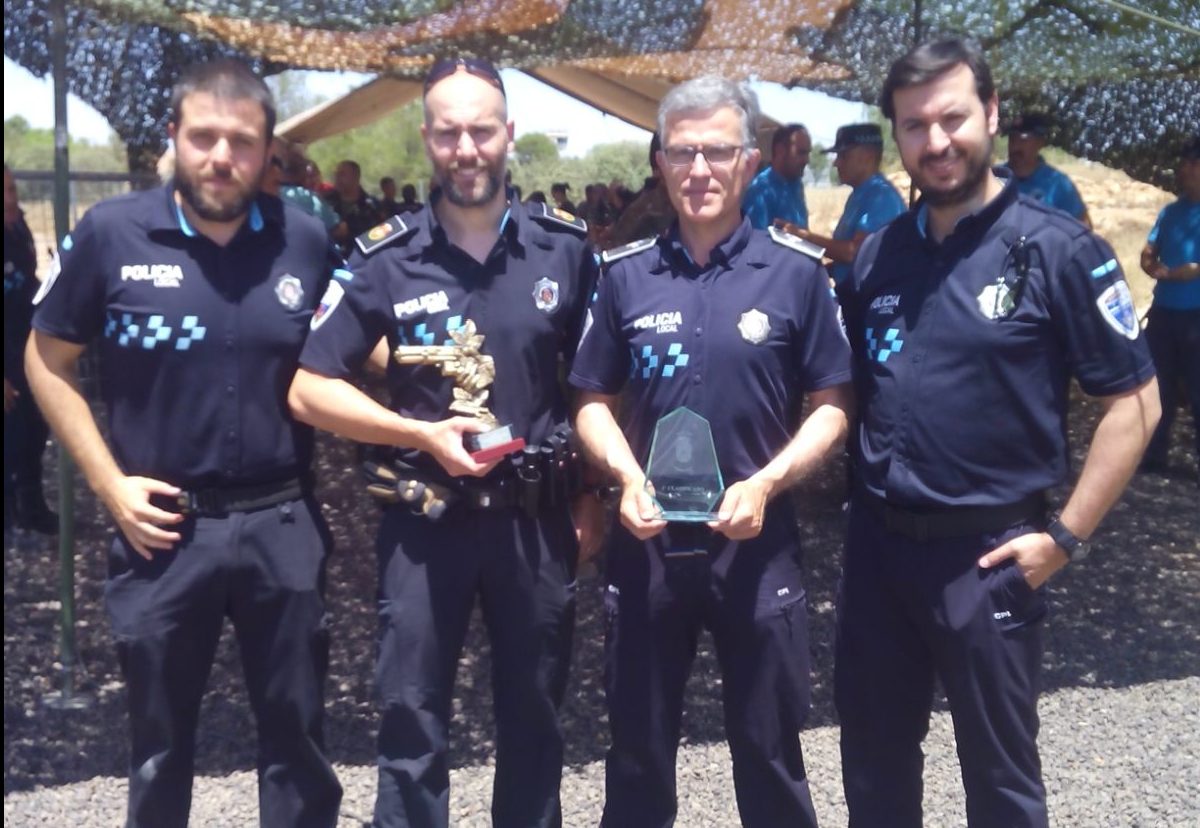 La Policía Local de Alcázar de San Juan 1ª clasificada por equipos en el Campeonato de Tiro organizado en el BHELA