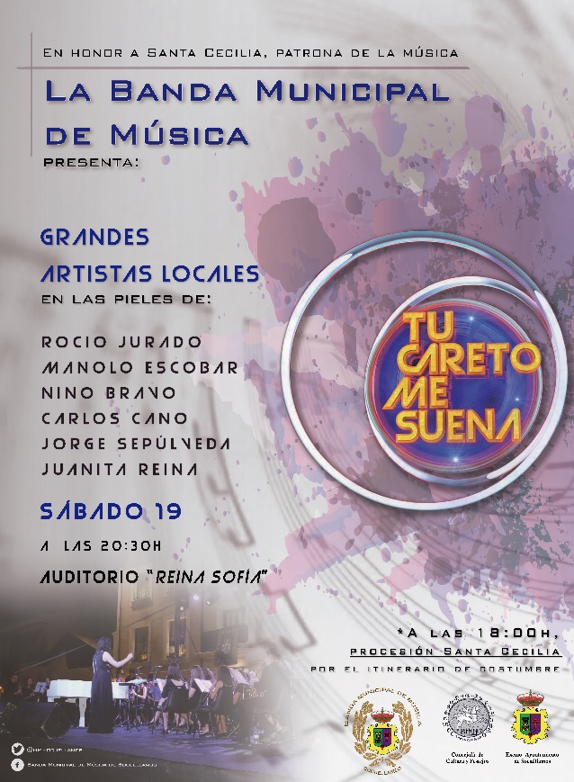 La Banda Municipal de Socuéllamos imitará el programa ‘Tu cara me suena’ en su concierto de Santa Cecilia