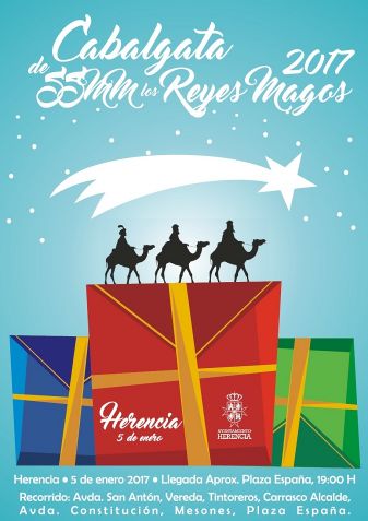 Todo preparado en Herencia ante la inminente llegada de los Reyes Magos de Oriente
