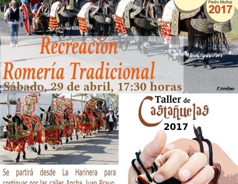 La recreación de una romería típica y el taller de castañuelas ambientarán mañana la tarde de mayos en Pedro Muñoz