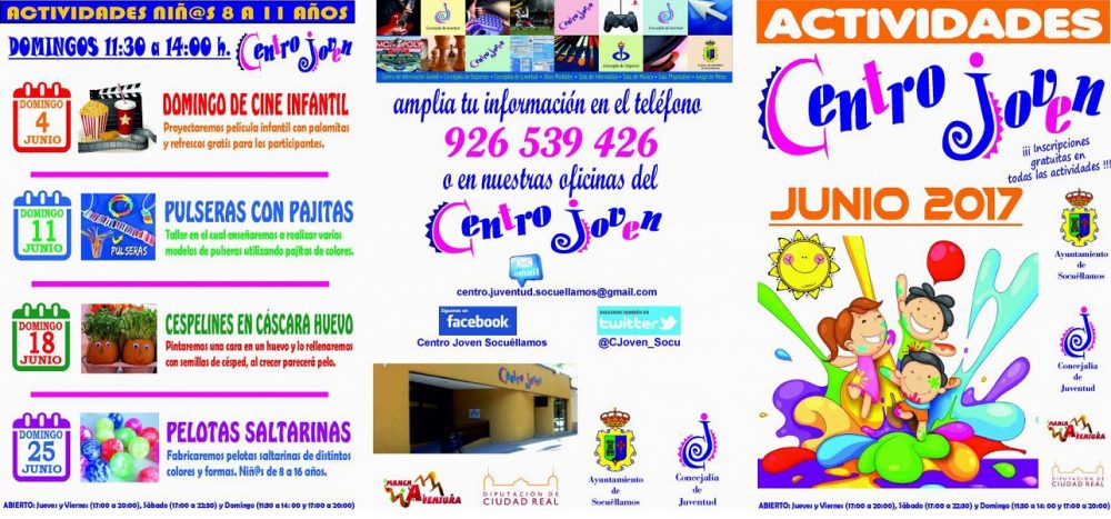 El Centro Joven de Socuéllamos presenta su programación de junio