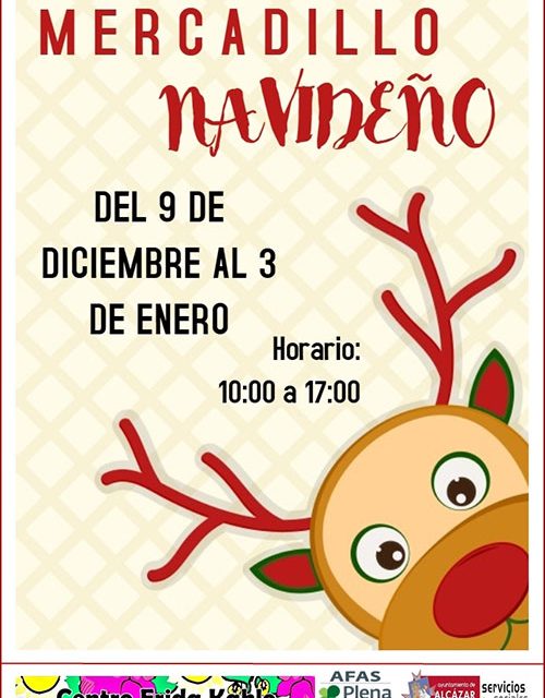 Mercadillo navideño en el Frida Kalho de Alcázar