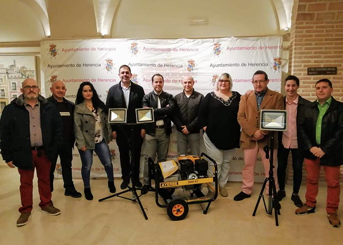 La Agrupación de Protección Civil de Herencia cuenta ya entre su material con un grupo electrógeno e iluminación de apoyo