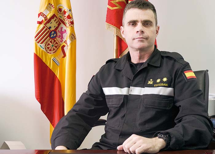 Juan Esteban Rodas, Teniente coronel jefe del primer Batallón de Intervención (zona centro) de la UME