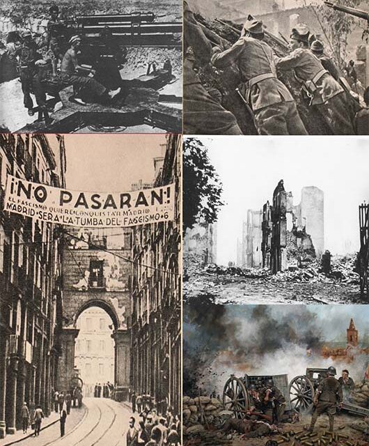 La sublevación militar, desarrollo de la Guerra Civil e internacionalización del conflicto