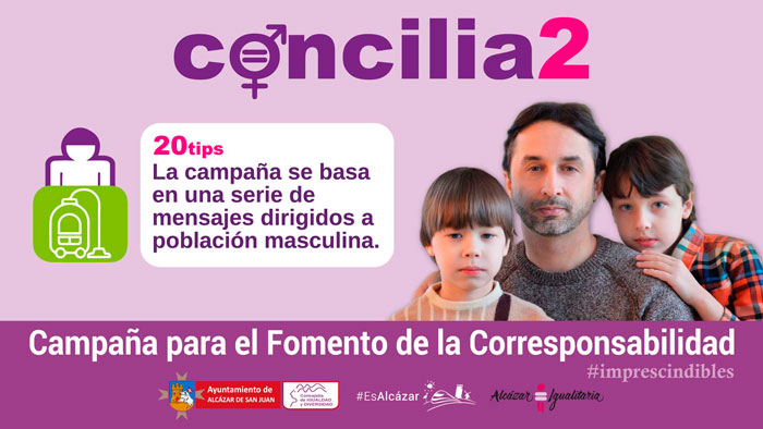Comienza la campaña “Concilia2” en el marco de la Semana de la Igualdad de Alcázar