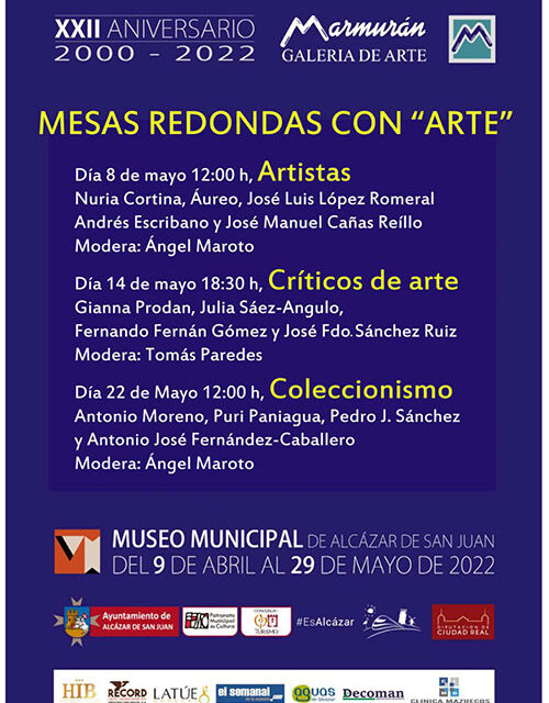 Mesas redondas con “Arte” en el Museo Municipal en Alcázar de San Juan para celebrar el Día Internacional de los Museos