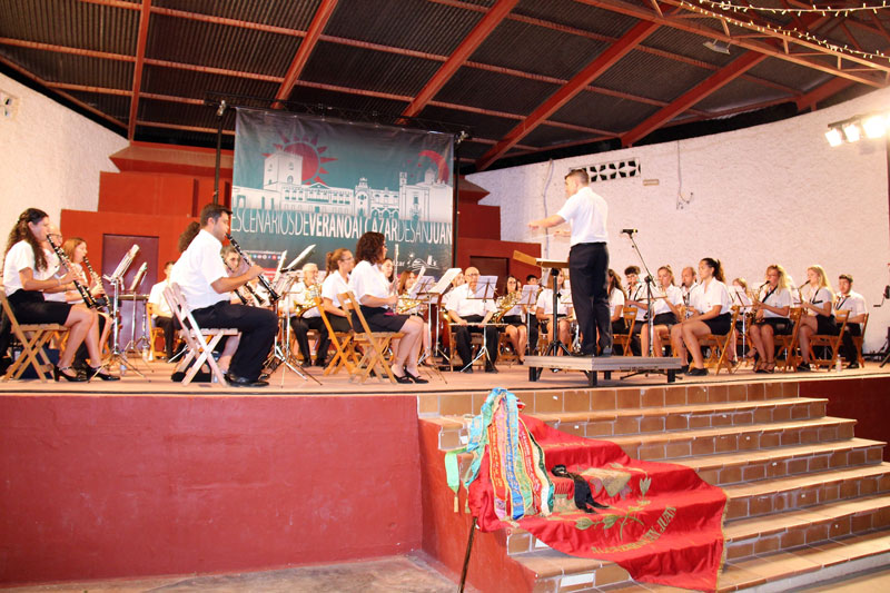 El concierto de la Asociación Banda de Música clausura Escenarios de Verano