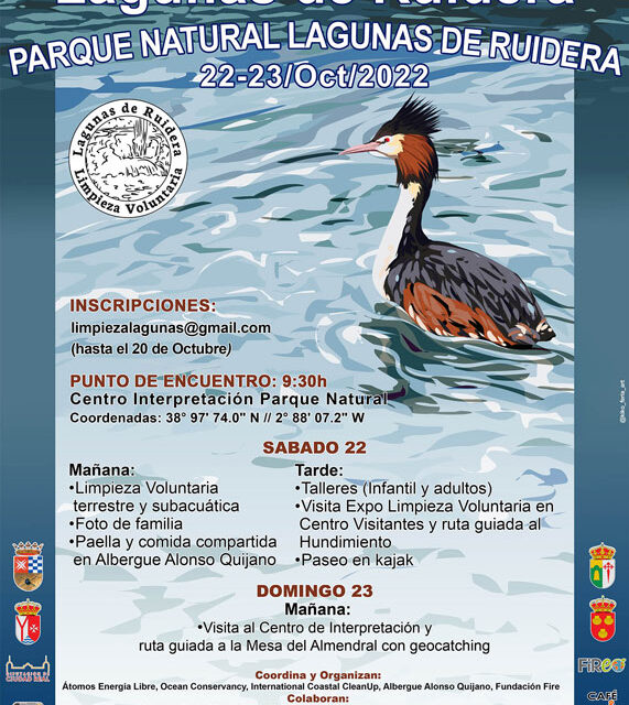 El Ayuntamiento de Argamasilla de Alba colabora en la IX Jornada Voluntaria de Limpieza de las Lagunas de Ruidera