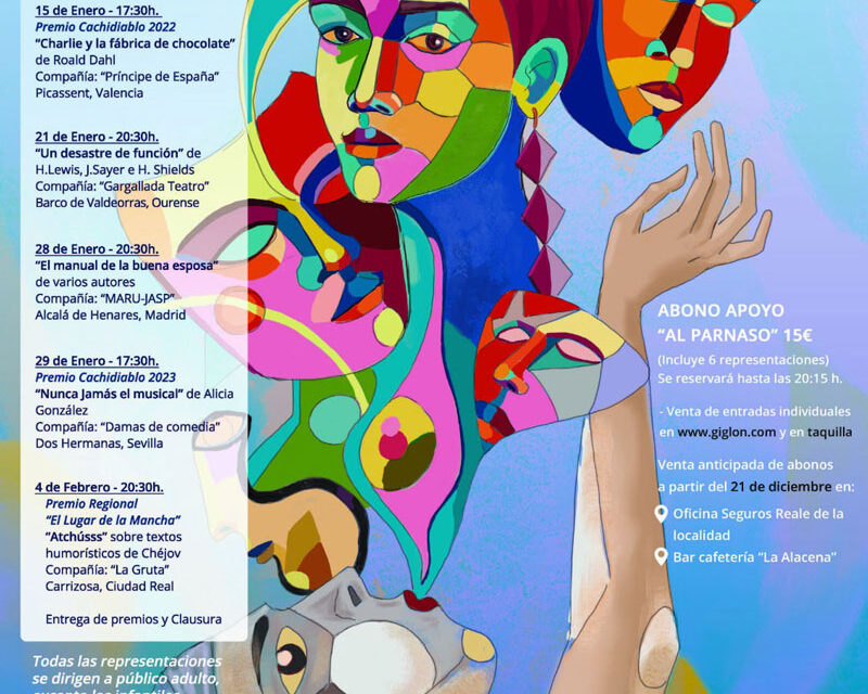 Ya están a la venta los abonos para el XVII Certamen Nacional de Teatro Aficionado “Viaje al Parnaso”