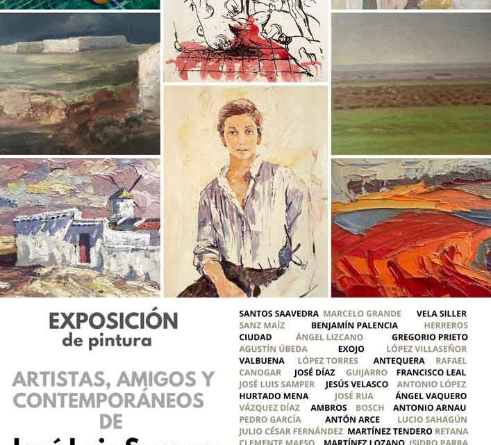 Exposición de pintura ‘Artistas, amigos y contemporáneos de José Luis Samper en Alcázar