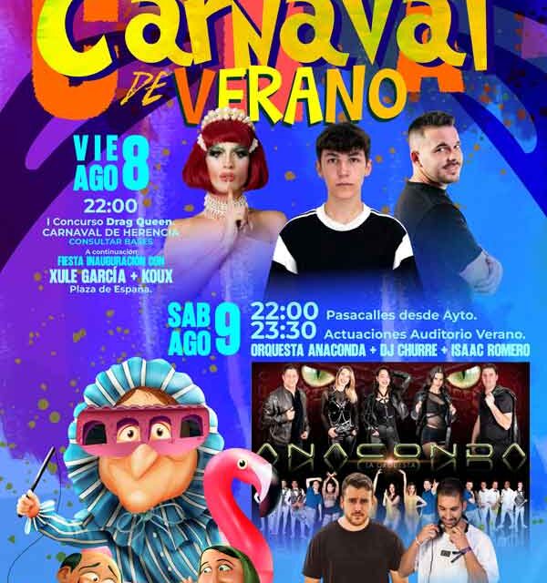 Herencia celebra de nuevo su Carnaval de Verano con dos días de fiesta y grandes novedades