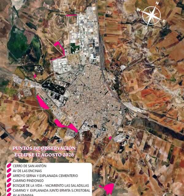 El Ayuntamiento de Alcázar presenta un dispositivo especial de seguridad y movilidad ante el histórico eclipse solar