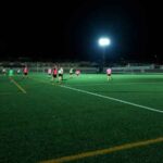Campo de Criptana inaugura la nueva iluminación LED del Estadio Municipal Agustín de la Fuente