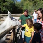 Nace ‘El Pinar de las Águilas’, una granja escuela en Alcázar de San Juan que combina los animales de granja con la cetrería