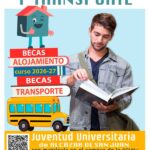 El Ayuntamiento de Alcázar de San Juan convoca las Becas de Alojamiento y Transporte para jóvenes universitarios de 2026/2027